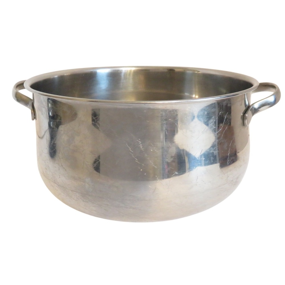 Revere Ware 5.5 Qt Stainless‎ Steel Stockpot Copper Bottom Dual Handle SM 05g